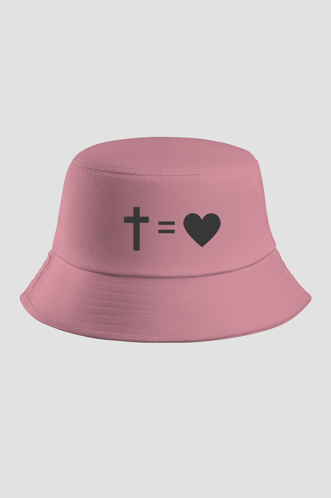 Cross is equal to Love, Bucket hat