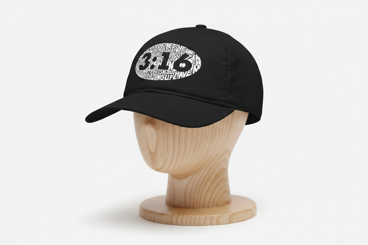 John 3:16, Baseball cap