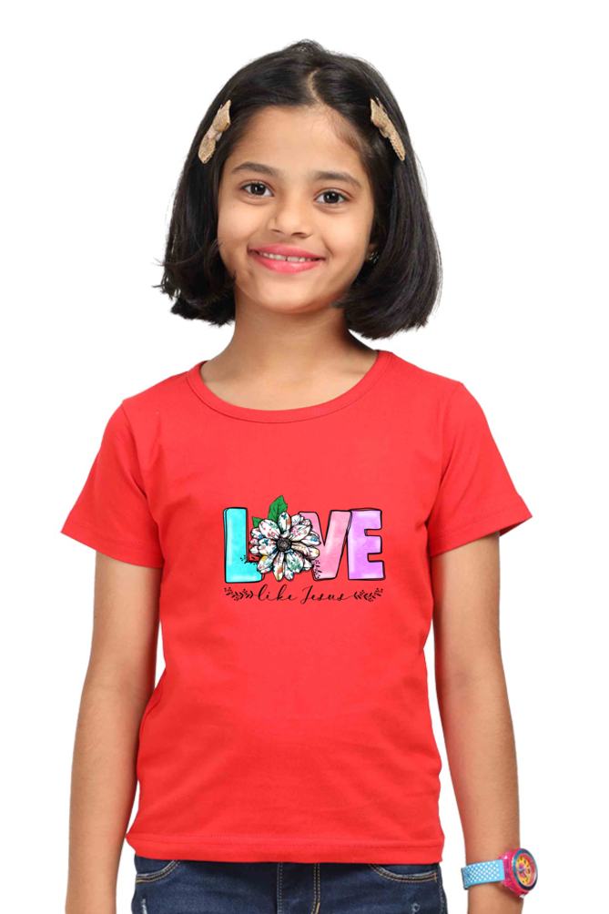 Love like jesus, Girls t-shirt