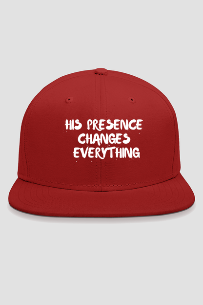 His Presence Changes everything, Snapback Cap