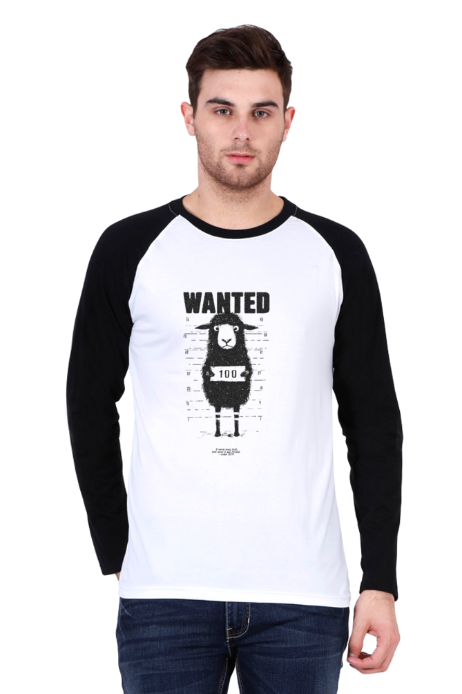 Wanted (Leave the 99 to find him) Raglan T-Shirt