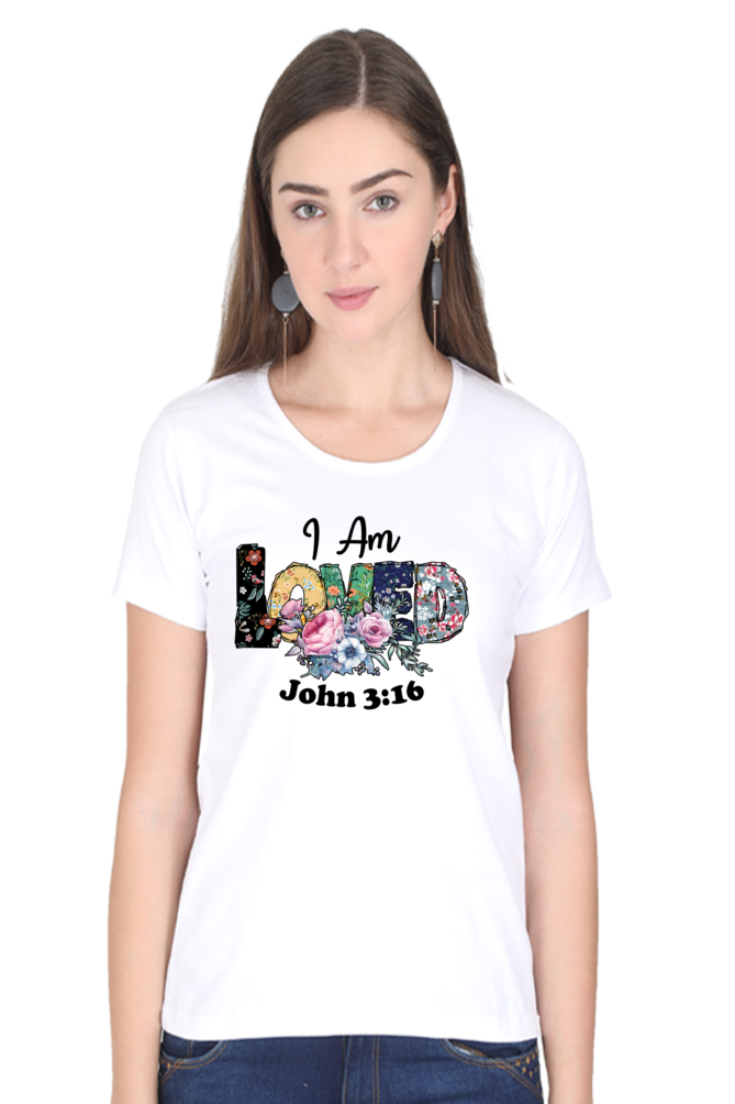 I am loved, Women's t-shirt