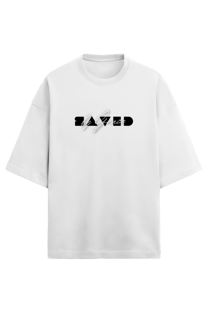 Saved by Grace terry oversized T-shirt