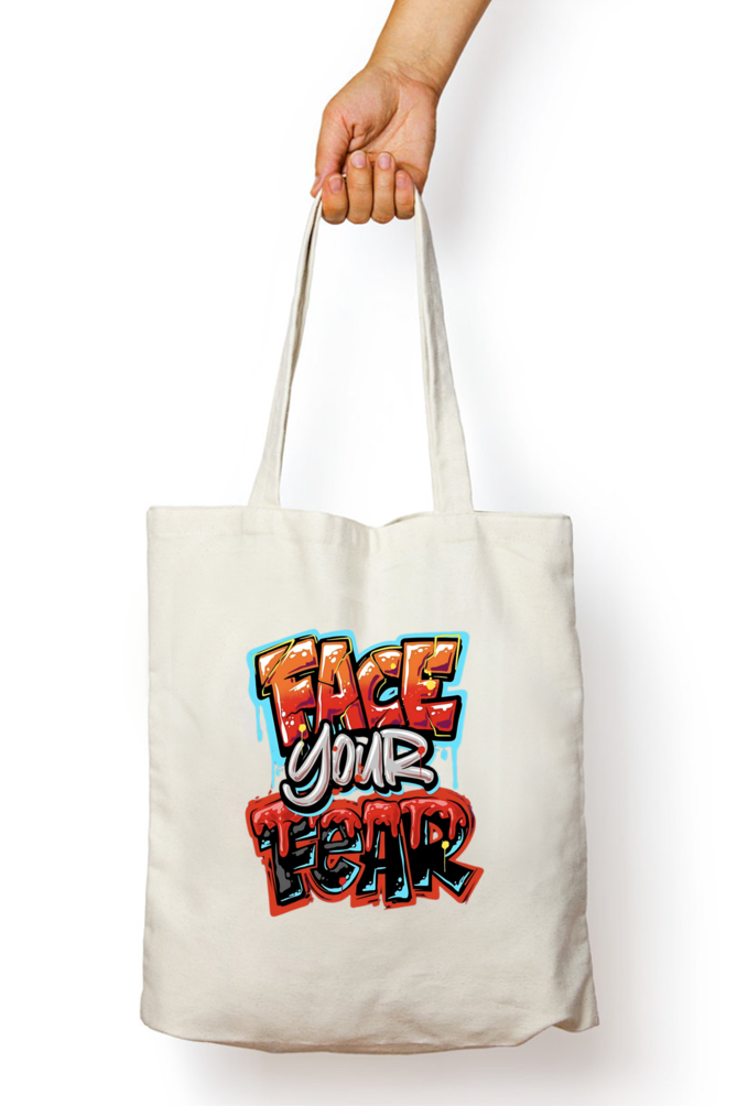 Face your Fear - Zipper Tote bag