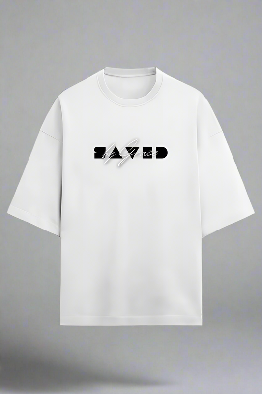 Saved by Grace terry oversized T-shirt