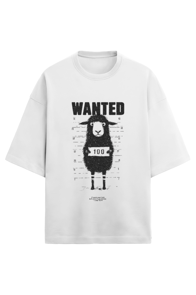 Wanted (I was lost but now i'm found) Terry oversized t-shirt