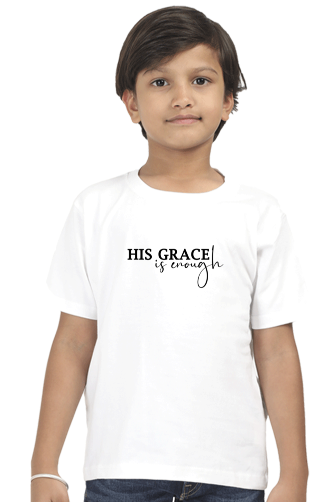 His grace is enough, Boys t-shirt