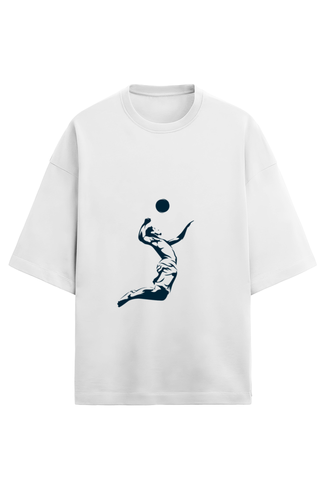 Playing volley ball, Terry oversized t-shirt