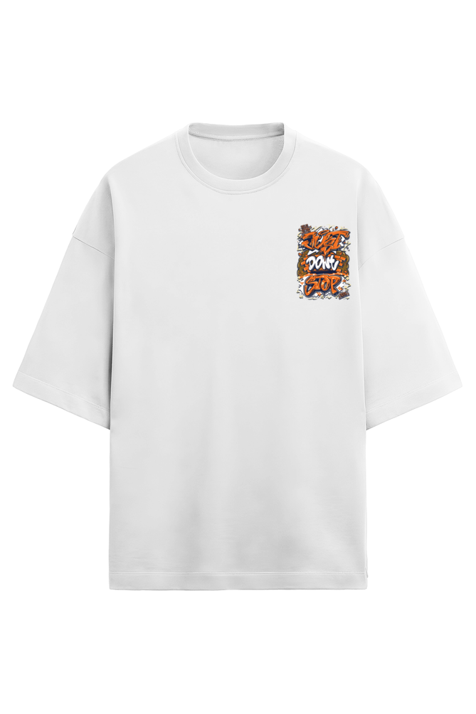 Just Dont stop, Anime Terry Oversized tshirt