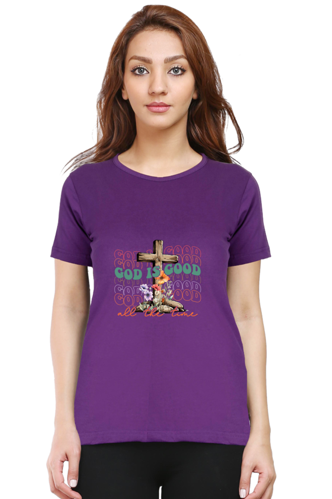 God is good all the time, Women's t-shirt