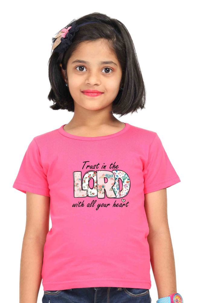 Trust in the lord, Girls t-shirt