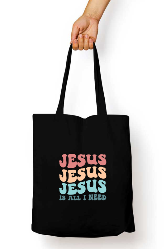 Jesus is all I need, Tote bag