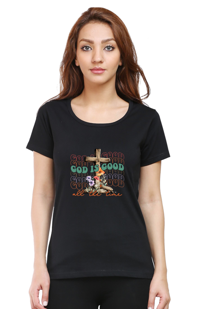 God is good all the time, Women's t-shirt