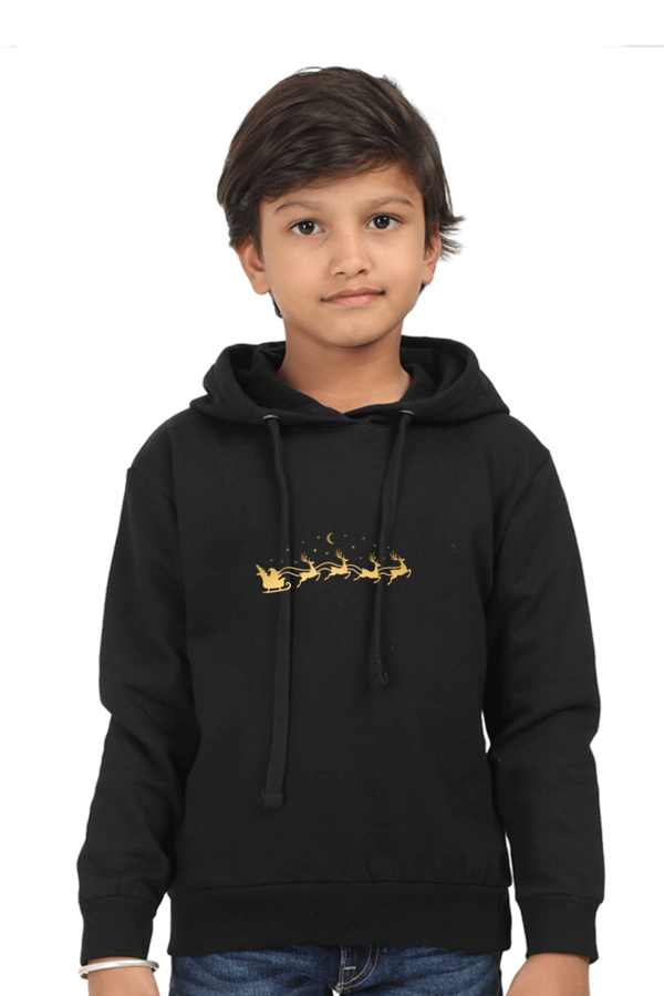Seligh Gold Vinyl Hoodie, Christmas Kids Hoodie