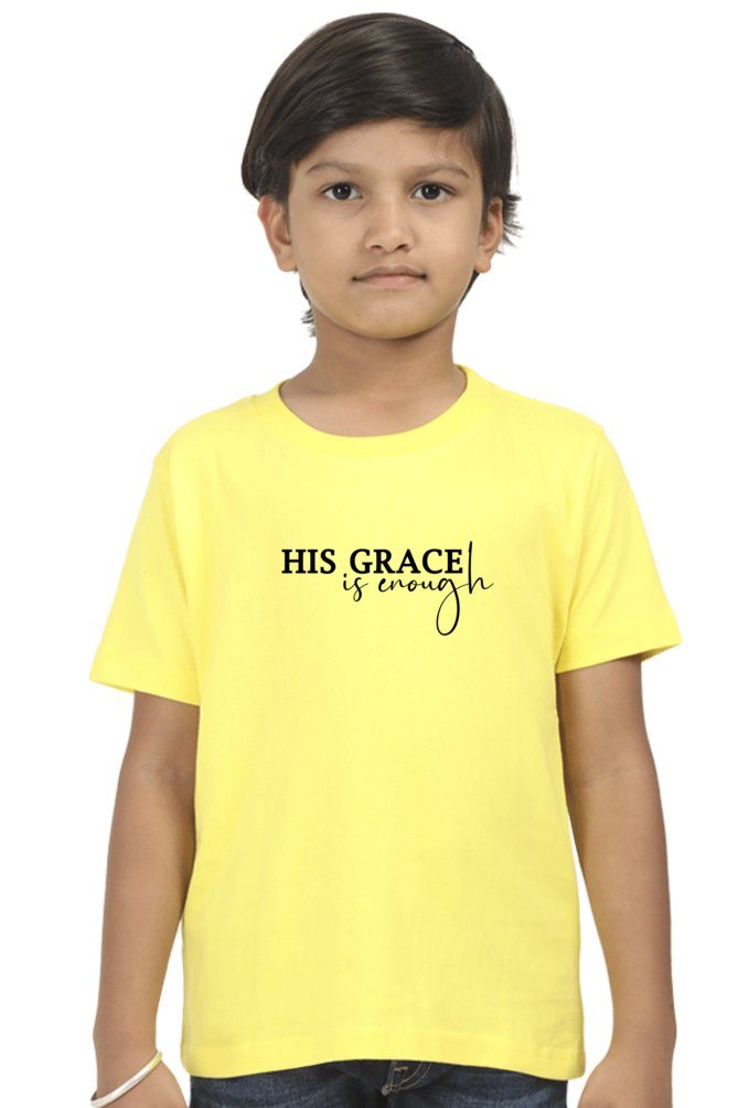 His grace is enough, Boys t-shirt