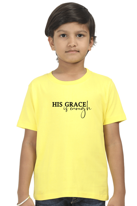 His grace is enough, Boys t-shirt