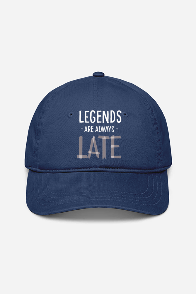 Legends are always late, Baseball caps