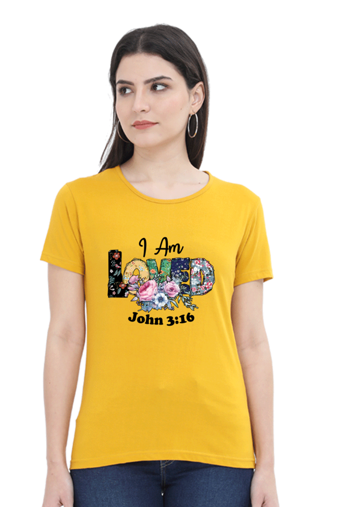 I am loved, Women's t-shirt