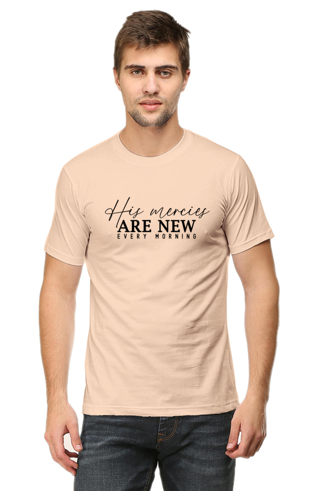 His mercies are new every morning, Unisex t-shirt