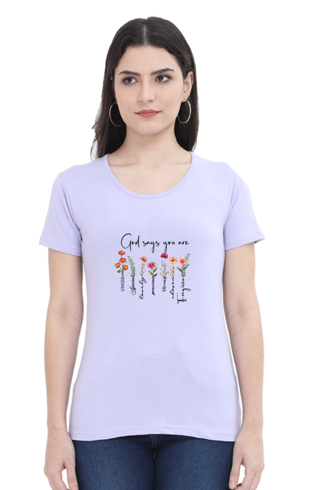 God says you are, Women's t-shirt