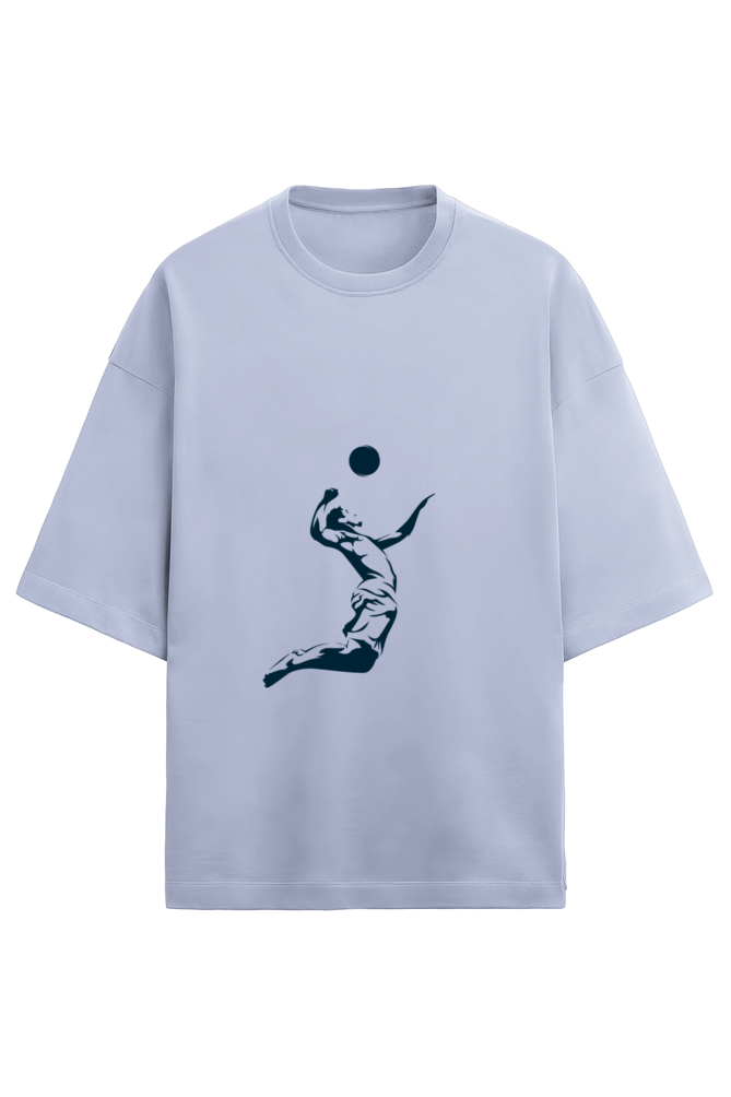 Playing volley ball, Terry oversized t-shirt