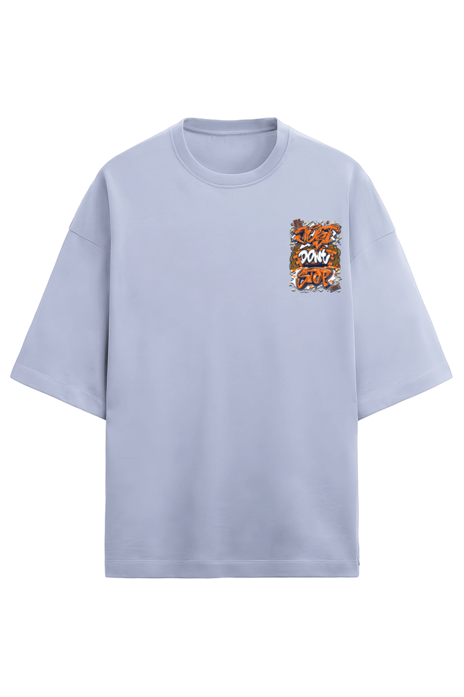 Just Dont stop, Anime Terry Oversized tshirt