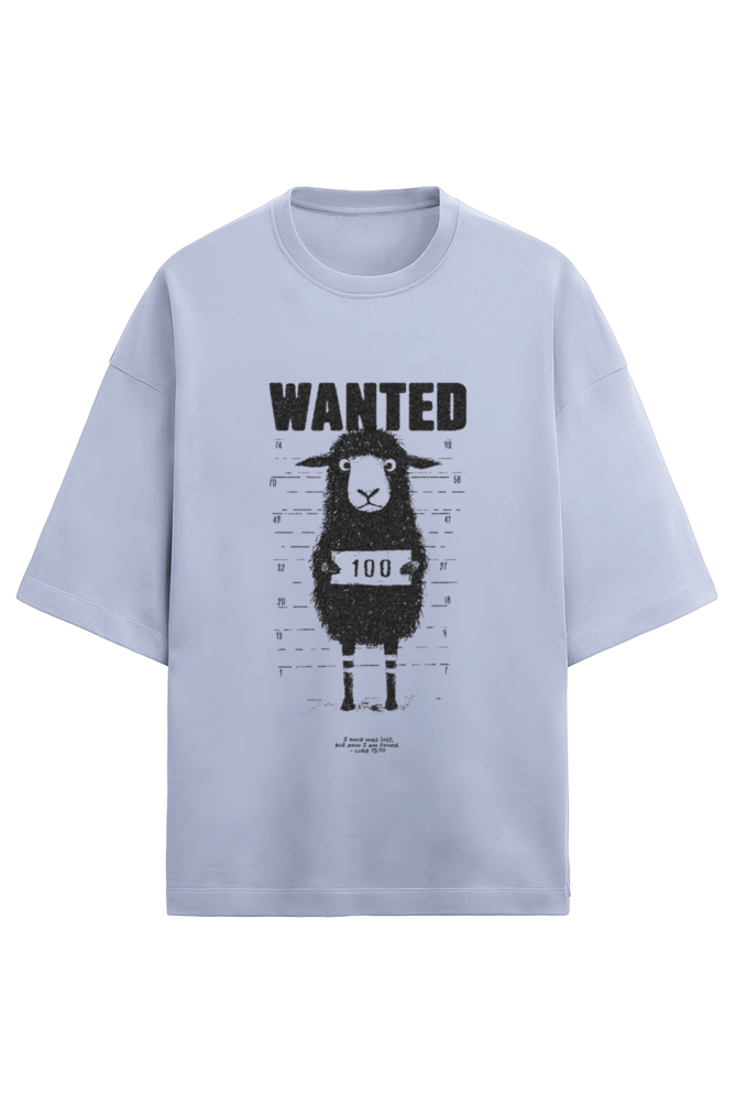 Wanted (I was lost but now i'm found) Terry oversized t-shirt