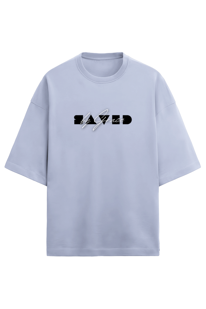 Saved by Grace terry oversized T-shirt