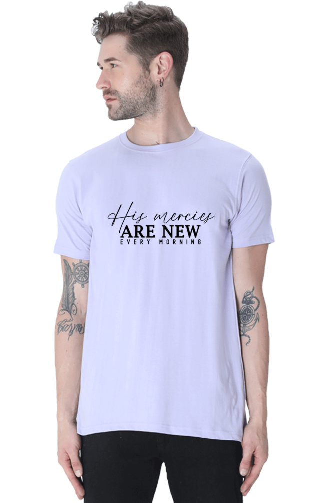 His mercies are new every morning, Unisex t-shirt