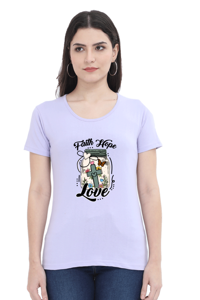 Faith hope love, Women's t-shirt