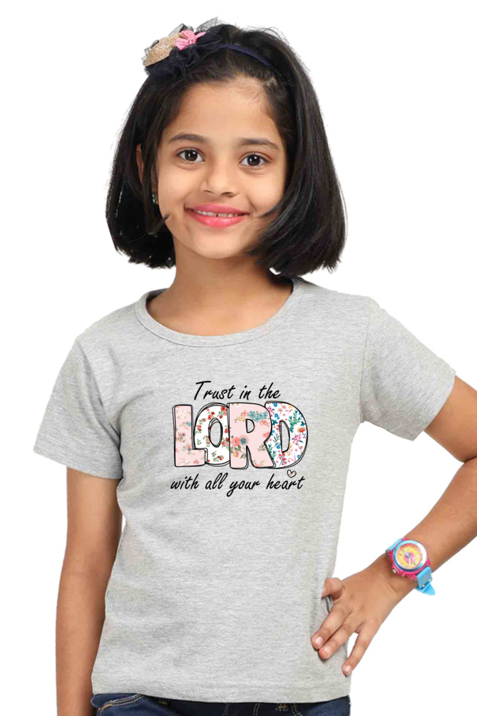 Trust in the lord, Girls t-shirt