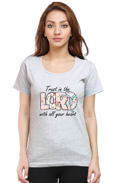 Trust in the lord, Women t-shirt