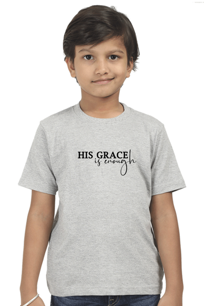 His grace is enough, Boys t-shirt