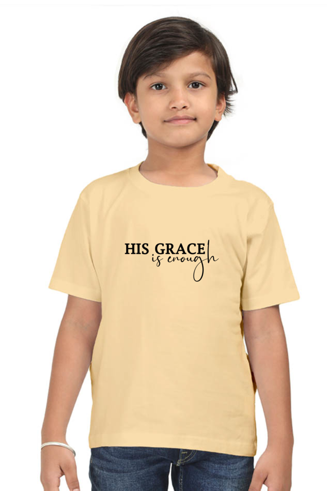 His grace is enough, Boys t-shirt