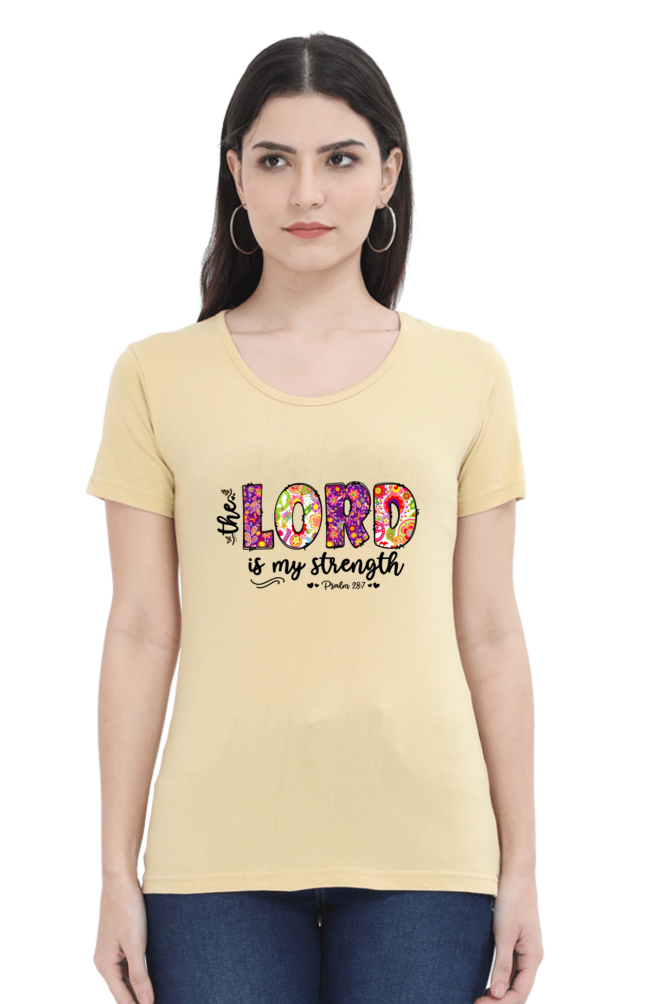 The lord is my strength, Women's t-shirt