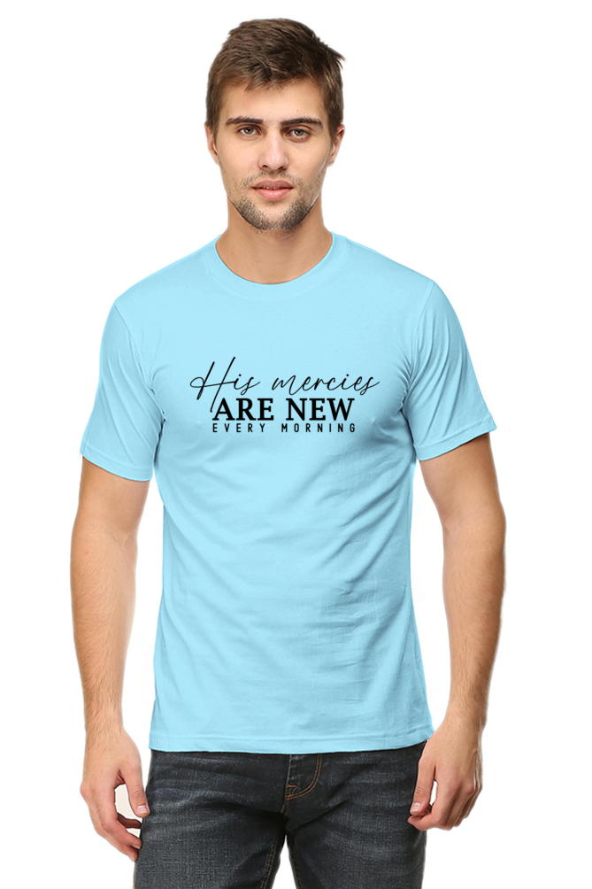 His mercies are new every morning, Unisex t-shirt