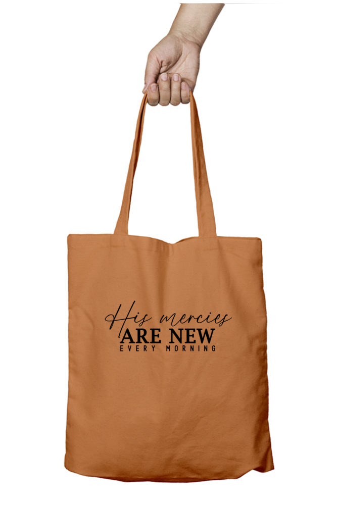 His mercies are new every mornng, Tote bag