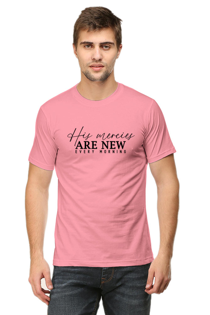 His mercies are new every morning, Unisex t-shirt