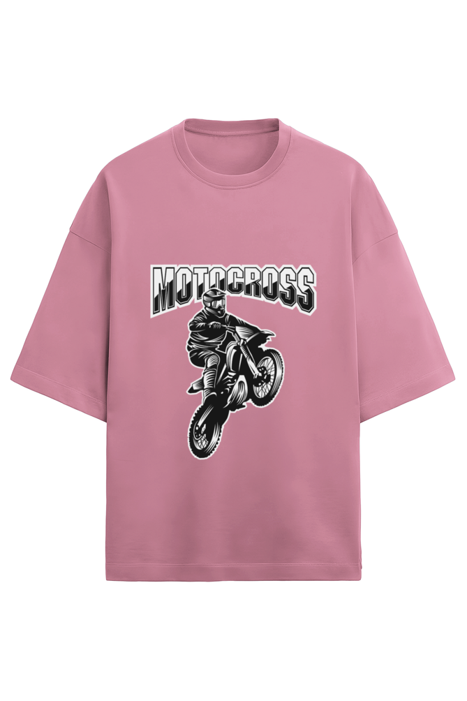 Moto cross, Terry oversized t-shirt