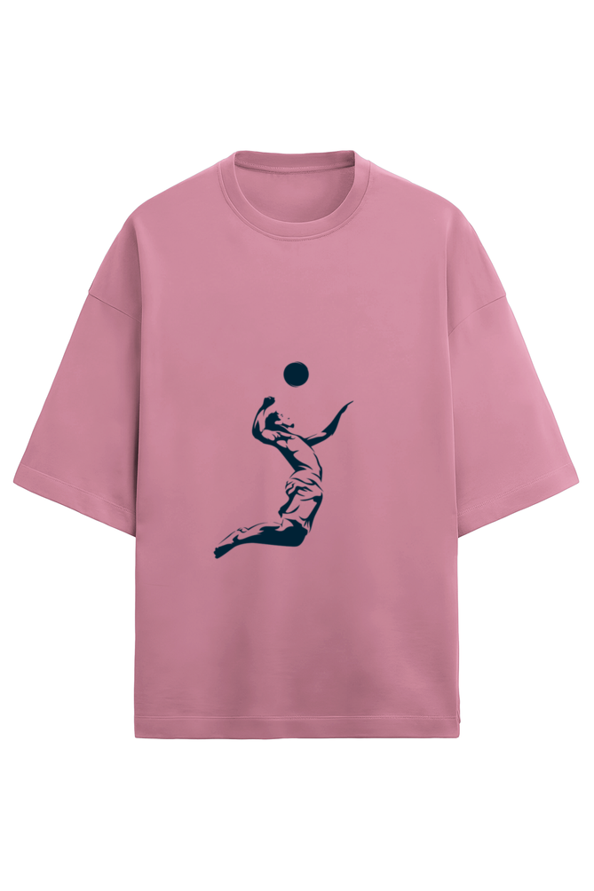 Playing volley ball, Terry oversized t-shirt