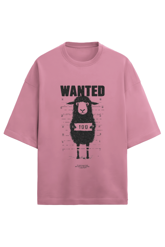 Wanted (I was lost but now i'm found) Terry oversized t-shirt