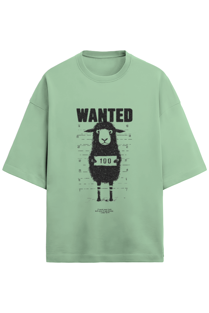 Wanted (I was lost but now i'm found) Terry oversized t-shirt