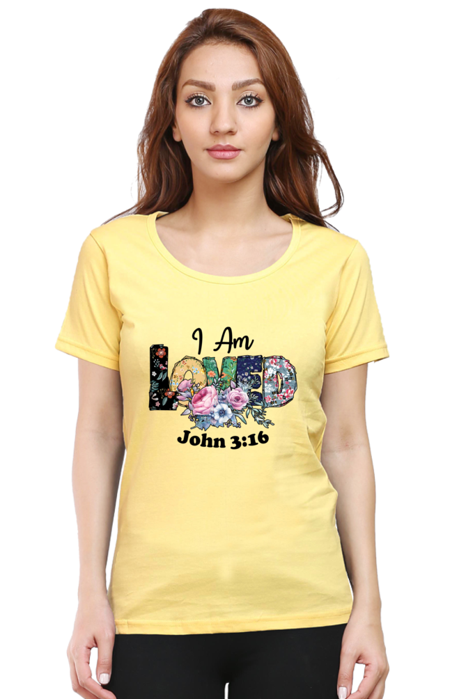 I am loved, Women's t-shirt