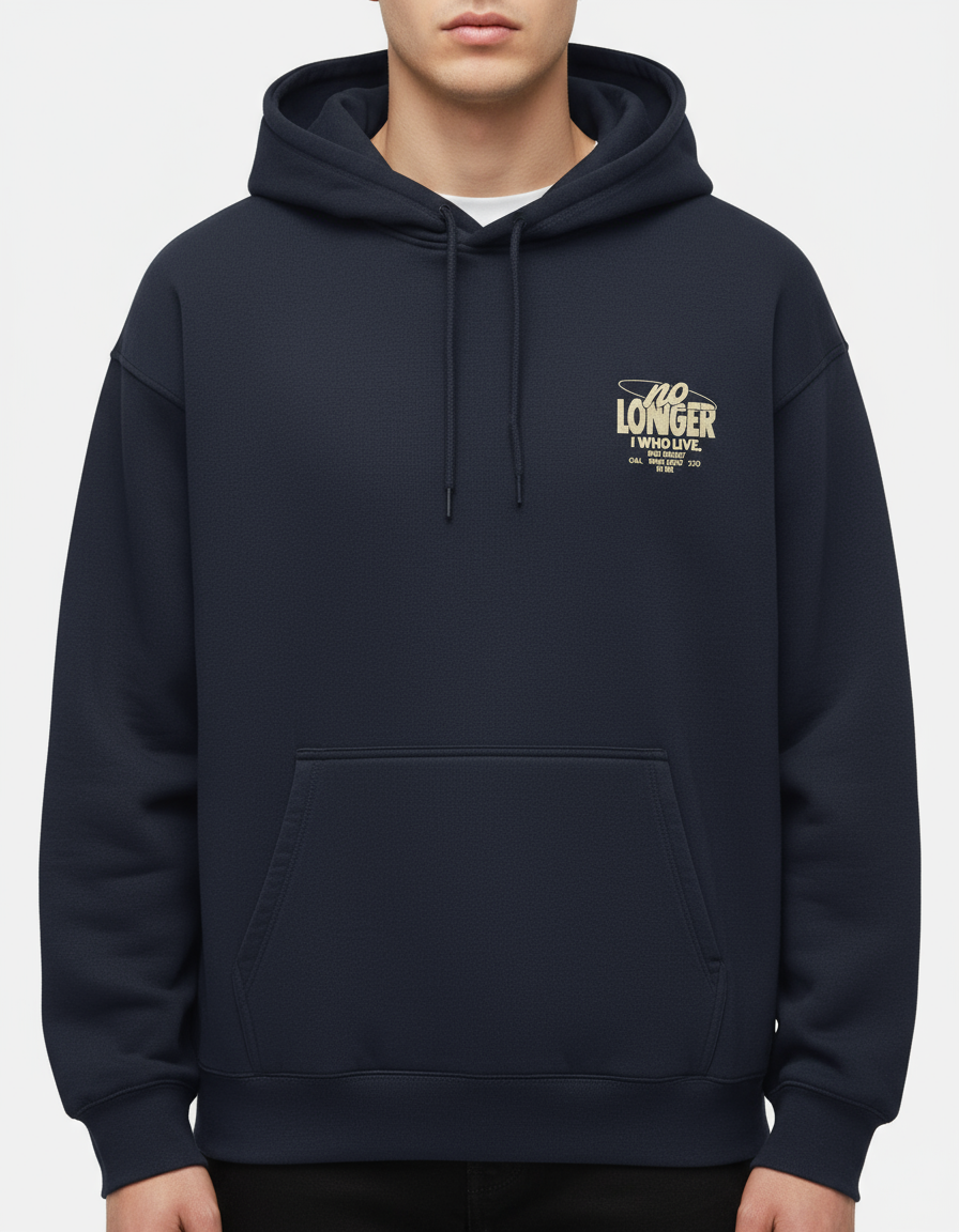 No longer i who live, Unisex Oversized Hoodie