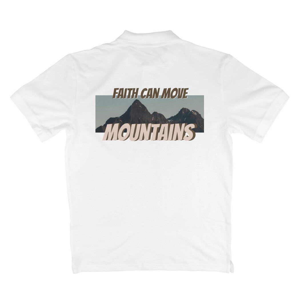 Faith can move mountains, Polo t-shirt