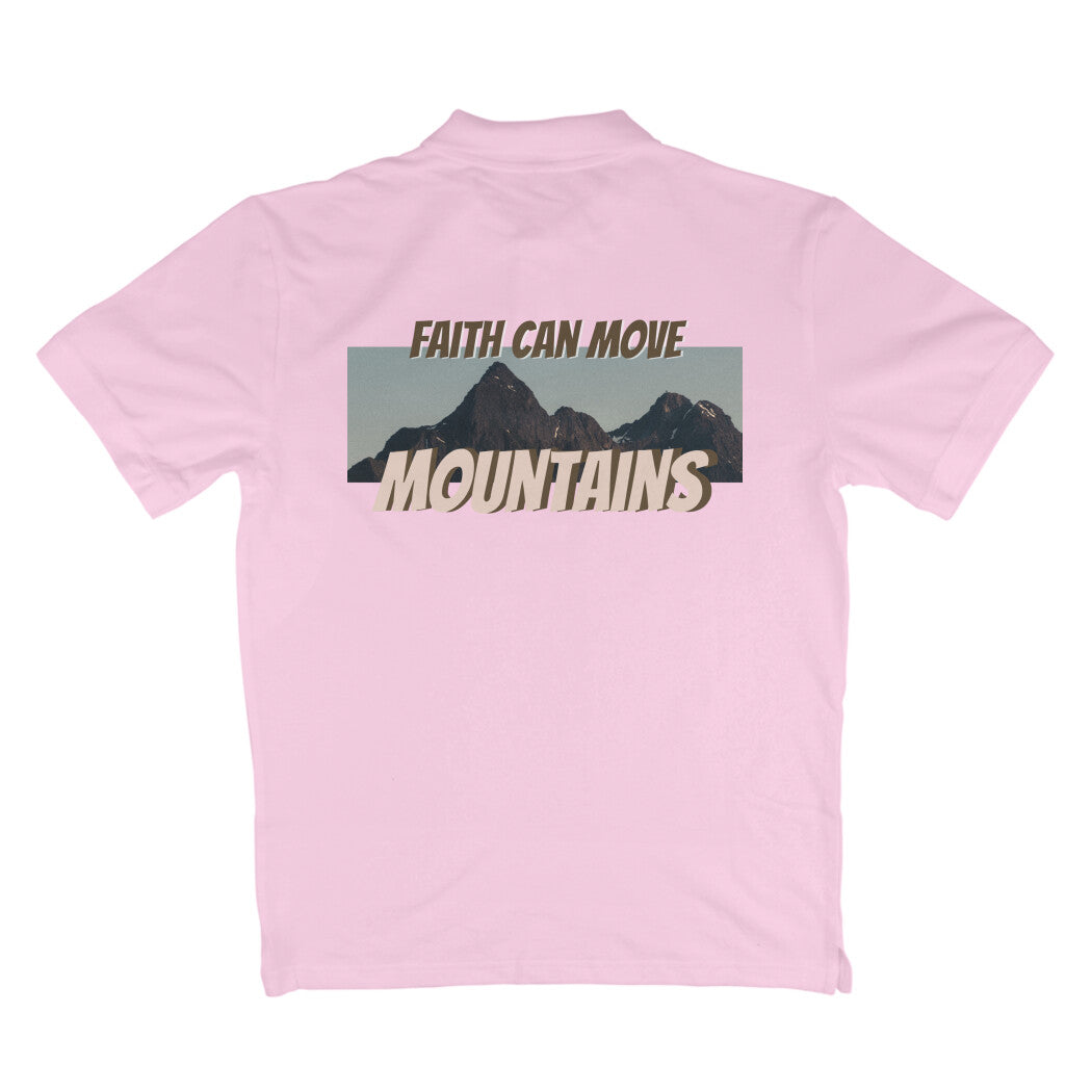 Faith can move mountains, Polo t-shirt