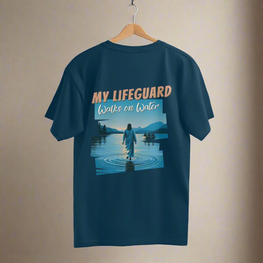 My LifeGuard walks on water, Unisex Oversized T-shirt