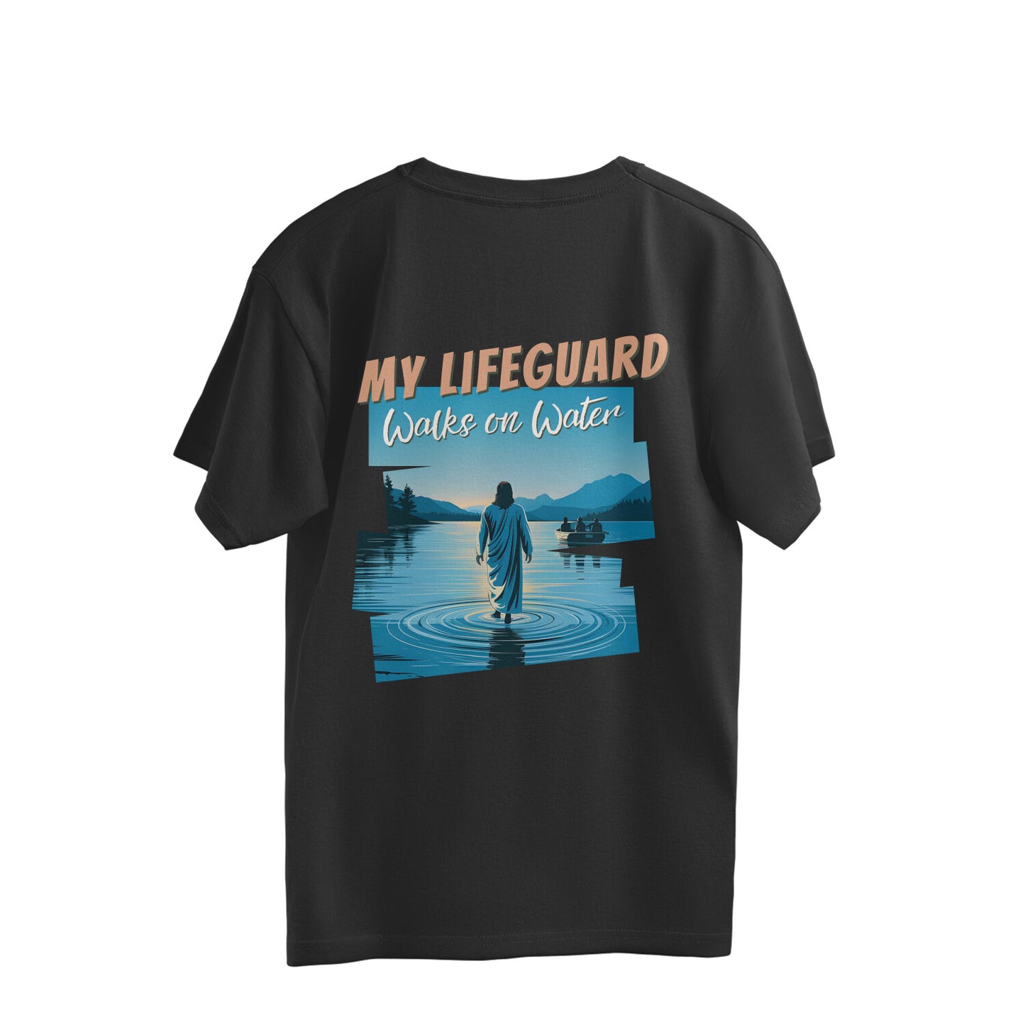 My LifeGuard walks on water, Unisex Oversized T-shirt