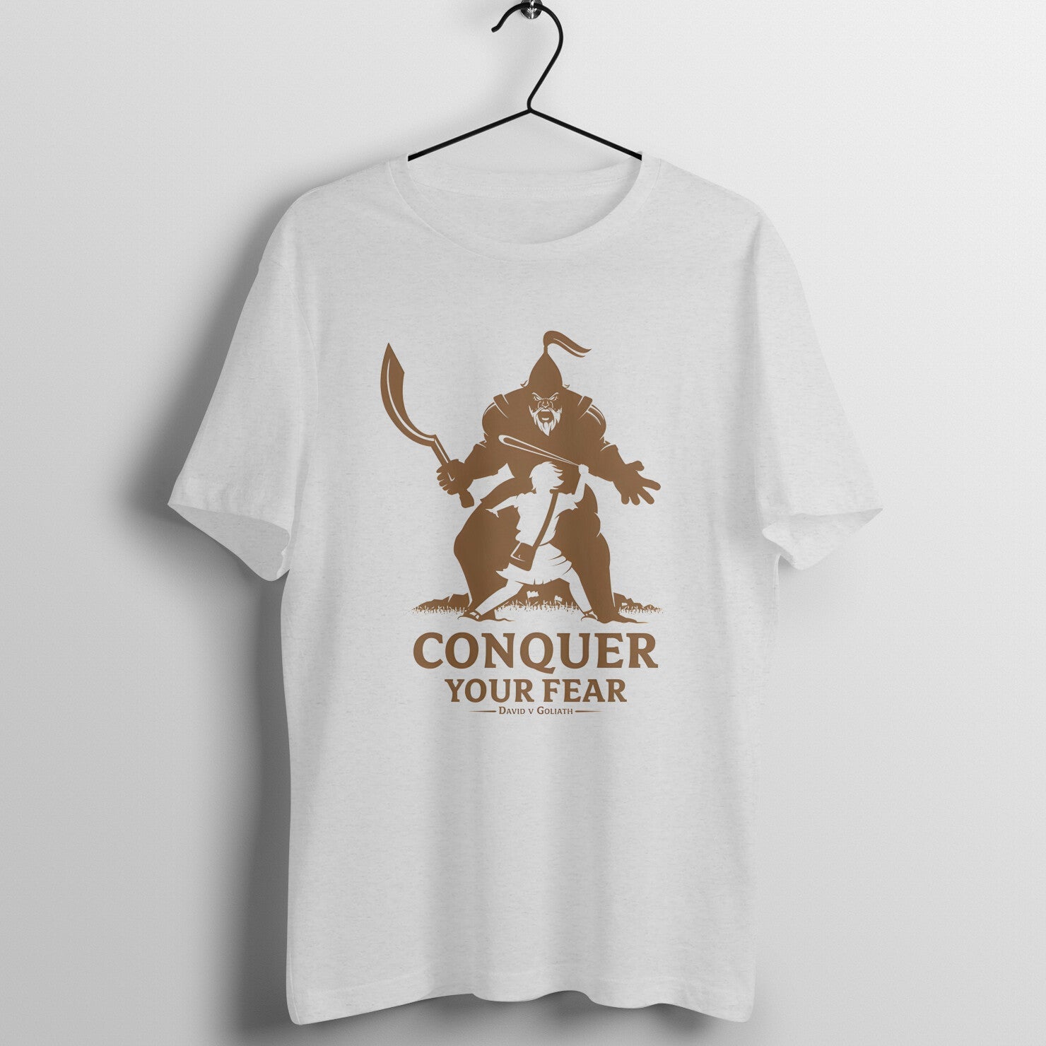 Conquer your fear, Unisex t - shirt - paulie storepaulie store