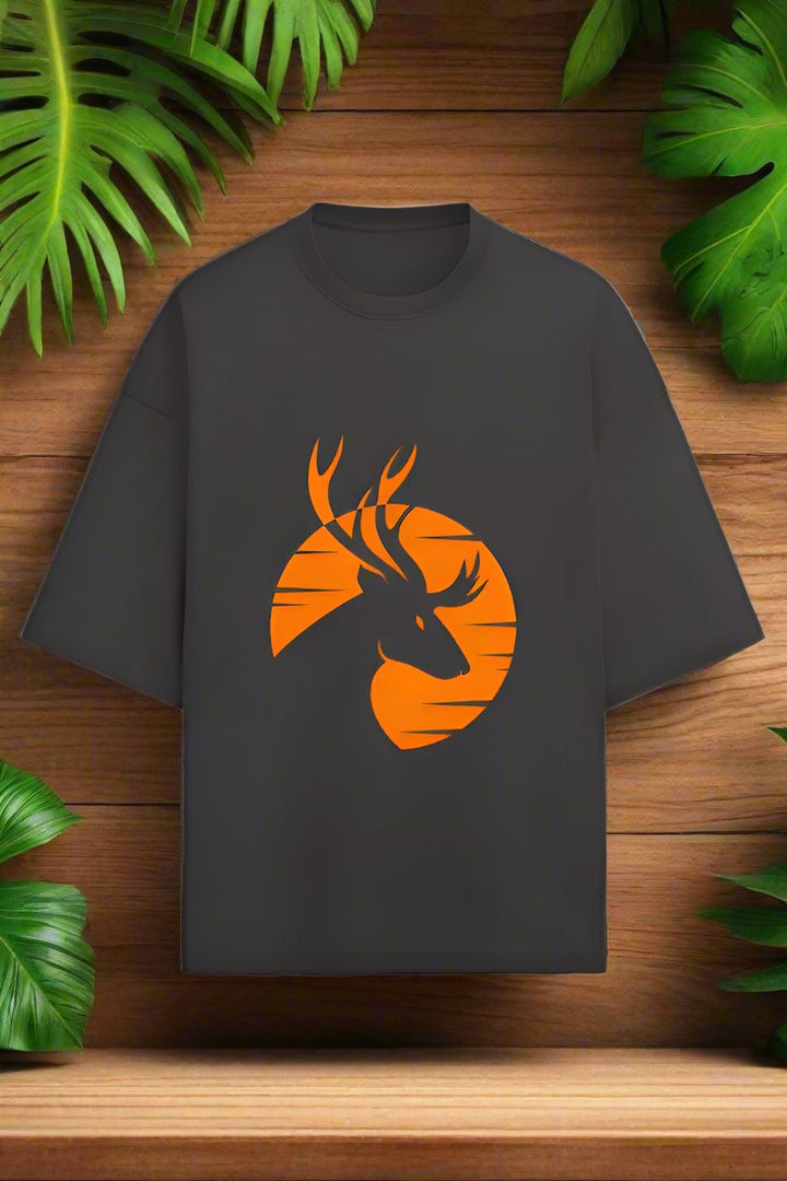 Deer, Terry oversized t - shirt - paulie storePaulie store
